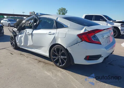 2019 Honda Civic Sport из США, поврежденный, VIN 19XFC2F89KE007985